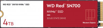 SSD накопитель WD 4 Тб, внутренний SSD, M.2, 2280, PCI-E x4, NVMe, чтение: 3400 Мб/сек, запись: 3100 Мб/сек, TLC, Western Digital Red SN700 (WDS400T1R0C)