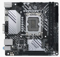 Материнская плата ASUS Socket 1700, Intel H610, 2xDDR4, PCI-E 4.0, 2xM.2, 2xUSB 3.2 Gen1, HDMI, DisplayPort, Mini-ITX (PRIME H610I-PLUS D4-CSM)