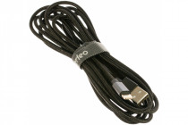Кабель PERFEO USB - 8 PIN (Lightning), черный, длина 3 м. (I4304)