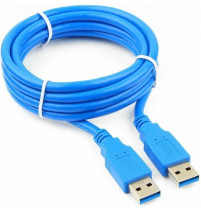 Кабель GEMBIRD /Cablexpert Pro , AM/AM, 1.8м, экран, синий (CCP-USB3-AMAM-6)