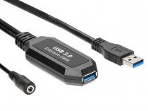 Удлинитель VCOM USB3.0-repeater, активный <Am-->Af> 10м <CU827> (CU827-10M)