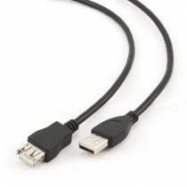 Удлинитель GEMBIRD PRO USB 2.0 4.5м AM/AF позол. контакты, пакет (CCP-USB2-AMAF-15C)