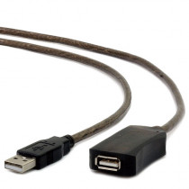 Удлинитель GEMBIRD USB 2.0 /Cablexpert (10м, AM/AF, активный) (UAE-01-10M)
