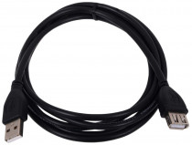 Удлинитель BION USB 2.0 A-A (m-f), 3м, черный (BXP-CCP-USB2-AMAF-030)