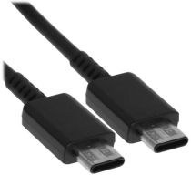 Кабель SAMSUNG USB Type-C (m)-USB Type-C (m) 1.8м черный (упак.:1шт) (EP-DX310JBRGRU)