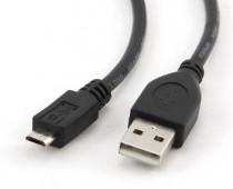 Кабель CABLEXPERT USB 2.0 Pro AM/microBM 5P, 3м, экран, черный (CCP-mUSB2-AMBM-10)