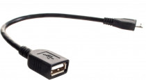 Переходник PERFEO USB2.0 A розетка - Micro USB вилка (OTG), длина 0,2 м. (U4202)
