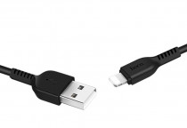 Кабель HOCO X20/ USB Lightning/ 1m/ 2A/ Black (HC-68808)