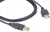 Удлинитель KRAMER USB-A 2.0 вилка-розетка, 0,9 м (C-USB/AAE-3)