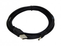 Кабель питания GEMBIRD /Cablexpert , USB 2.0 Pro , AM/DC 3,5мм (для хабов), 1.8м, экран, черный, пакет (CC-USB-AMP35-6)