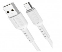 Кабель MORE CHOICE USB 2.0A для micro USB K26m TPE 1м (White) (K26MW)