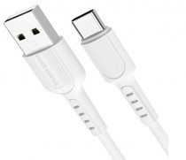 Кабель MORE CHOICE USB 2.0A для Type-C K26a TPE 1м (White) (K26AW)