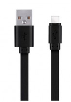 Кабель MORE CHOICE USB 2.1A для Type-C K21a ПВХ 1м (Black) (K21AB)