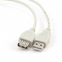 Удлинитель GEMBIRD USB 2.0 0.75м AM/AF , пакет (CC-USB2-AMAF-75CM/300)