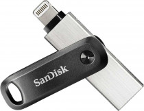 Флеш диск SANDISK 128 Гб, USB 3.0/Lightning, iXpand Go (SDIX60N-128G-GN6NE)