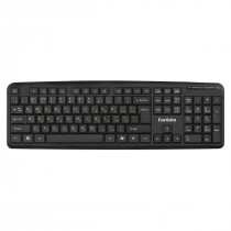 Клавиатура EXEGATE LY-331, USB, шнур 1,5м, черная, 104кл, Enter большой, OEM (EX279937RUS)