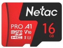 Карта памяти NETAC 16 Гб, microSDHC, A1, V10, P500 Extreme Pro (NT02P500PRO-016G-S)