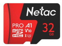 Карта памяти NETAC 32 Гб, microSDXC, A1, V30, P500 Extreme Pro (NT02P500PRO-032G-S)