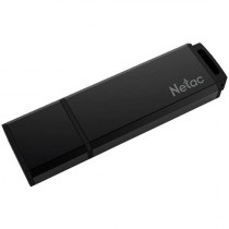Флеш диск NETAC 128 Гб, USB 2.0, U351 Black (NT03U351N-128G-20BK)