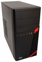 Компьютер IRU Home 310H5SM MT i5 11400F (2.6) 8Gb SSD512Gb GTX1630 4Gb Free DOS GbitEth 500W черный (1859409)