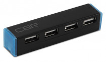 USB хаб CBR 4 порта, USB 2.0, Поддержка Plug&Play. Длина провода 4,5см. (CH 135)