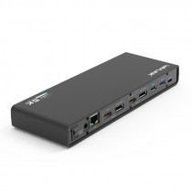 Док-станция WAVLINK Docking Station USB-C&USB3.0 Ultra 5K(Dual 4K) Universal Include 20V/2.5A Power Adaper/ 6xUSB3.0/2xDP 4K 60HZ/2xHDMI 4K 60HZ/1xGigabit LAN/1xAudio In/Out/ Not Support Power Delivery (WL-UG69DK1)