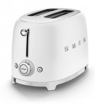 Тостер SMEG на 2 ломтика, , матовый белый (TSF01WHMEU)