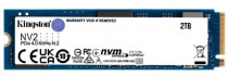 SSD накопитель KINGSTON M.2 2280 2000GB NV2 Client SSD NVMe PCIe Gen 4.0 x 4, 3500/2800, IOPS K, MTBF M, , MB, 640TBW, 1.5DWPD, , RTL (SNV2S/2000G)