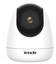 Видеокамера наблюдения TENDA поворотная IP 1080P, функции звуковой и световой сигнализации, круговой обзор 360°, инфракрасное ночное видение, Wi-Fi, microSD (Tenda CP3)