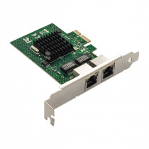 Сетевой адаптер EXEGATE EXE-BCM5720 (PCI-E x1 v2.0, порты 2xRJ45, 10/100/1000Mbps, Gigabit Chipset Broadcom BCM5720) (EX293452RUS)