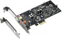 Звуковая карта внутренняя ASUS PCI-E, вывод многоканального звука, аналоговые аудиовыходы: 6, ASIO v. 2.2, ЦАП 24 бит / 192 кГц (XONAR SE)