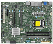Материнская плата серверная SUPERMICRO W-1200 CPU, 4 DIMM slots, Intel W480 controller for 4 SATA3 (6 Gbps) ports, RAID 0,1,5,10, 1 PCI-E 3.0 x4, 2 PCI-E 3.0 x16 slots, bulk (MBD-X12SCA-F-B)