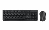 Клавиатура + мышь DAREU беспроводной (черный), клавиатура LK185G (мембранная, 104кл, EN/RU) + мышь LM106G (DPI 1200), ресивер 2,4GHz (MK188G Black)