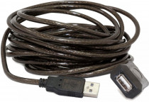 Удлинитель CABLEXPERT USB 2.0 активный , AM/AF, 15м (UAE-01-15M)