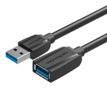 Удлинитель VENTION USB 3.0 AM/AF - 0.5м Black Edition (VAS-A45-B050)