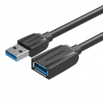 Удлинитель VENTION USB 3.0 AM/AF - 1.5м Black Edition (VAS-A45-B150)