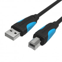 Кабель VENTION USB 2.0 AM/BM - 8м. Черный (VAS-A16-B800)