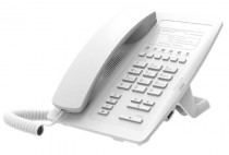 IP-телефон FANVIL гостиничный белый, 2 порта 10/100 Мбит, PoE, сменные панели логотипов, без дисплея,без б/п (Fanvil H3 WHITE)