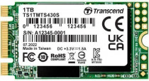 SSD накопитель TRANSCEND 1 Тб, внутренний SSD, M.2, 2242, SATA-III, чтение: 560 МБ/сек, запись: 520 МБ/сек, TLC, 430S (TS1TMTS430S)