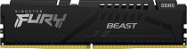 Память KINGSTON 32 Гб, DDR5, 44800 Мб/с, CL40, 1.25 В, XMP профиль, радиатор, 5600MHz, Fury Beast (KF556C40BB-32)