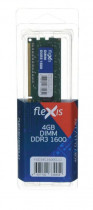 Память FLEXIS 4 Гб, DDR3, 12800 Мб/с, 1.5 В, 1600MHz (FUD34G1600CL11)