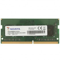 Память ADATA 8 Гб, DDR4, 21300 Мб/с, CL19, 1.2 В,2666MHz, SO-DIMM (AD4S26668G19-BGN)