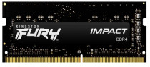 Память KINGSTON 32 Гб, DDR4, 21300 Мб/с, CL16, 1.2 В, XMP профиль, 2666MHz, Fury Impact, SO-DIMM (KF426S16IB/32)