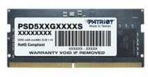 Память PATRIOT MEMORY 8 Гб, DDR5, 44800 Мб/с, CL46-46-46-90, 1.1 В, 5600MHz, Signature, SO-DIMM (PSD58G560041S)