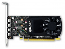 Видеокарта NVIDIA Quadro P1000 4GB GDDR5 128-bit 4 x mDP 1.4; RTL box (incl: vga, 4xmDP->DP, FH + low profile planks, docs) (900-5G178-2550-000)