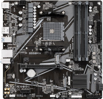 Материнская плата GIGABYTE Socket AM4, AMD B550, 4xDDR4, PCI-E 4.0, 2xM.2, 4xUSB 3.2 Gen1, HDMI, DisplayPort, mATX (B550M K)