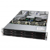 Серверная платформа SUPERMICRO 2U, 2xLGA4189 (up to 270W), iC621A (X12DPU), 32xDDR4, up to 12x3.5 SAS/SATA, 12x3.5 NVME Gen4 (optional), 1x PCIE 4.0x16 (75W), 5x PCIE 4.0x8 LP (25W), 1x PCIE 4.0x8 internal LP, OOB, 2x 1200W (411801) (SYS-620U-TNR)