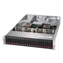 Серверная платформа SUPERMICRO SYS-2029U-E1CR4-FT019 2U, 2xLGA3647 (up to 205W), iC621 (X121PU), 24xDDR4, up to 24x2.5 SAS/SATA (with expander), up to 4x2.5 NVME Gen3 (optional), 4x 1000GBase-T (i350), 1x PCIE x16, 5x PCIE x8 FP, 1x PCIE x8 LP, 1x PCIE x8 internal LP, 2x800W (PIO-2029U-E1CR4-FT019)