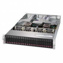 Серверная платформа SUPERMICRO SYS-2029U-TR4-FT019 2U, 2xLGA3647 (up to 205W), iC621 (X121PU), 24xDDR4, up to 24x2.5 SAS/SATA, 4x 1000GBase-T (i350), 1x PCIE x16, 5x PCIE x8 LP, 1x PCIE x8 LP, 1x PCIE x8 internal LP, 2x 800W (PIO-2029U-TR4-FT019)