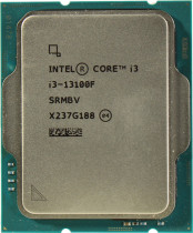 Процессор INTEL Socket 1700, Core i3 - 13100F, 4-ядерный, 3400 МГц, Turbo: 4500 МГц, Alder Lake, Кэш L2 - 5 Мб, L3 - 12 Мб, 10 нм, 58 Вт, OEM (CM8071505092203)